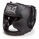 Шлем боксерский Everlast Martial Arts Leather Full Face 7620 кожа