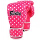 Фото 0: Перчатки боксерские Fairtex Polka Dot BGV-14 микрофибра для женщин