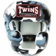 Фото 0: Шлем боксерский Twins Special COMO FHGL3-AR кожа