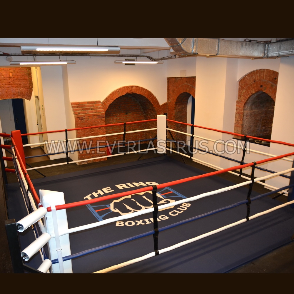 Фото 3: Боксерский ринг Fighttech с настилом Е7333 в силовой раме