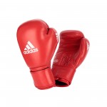 Боксерские перчатки для соревнований на липучке Adidas IBA ADIIBAG1 кожа
