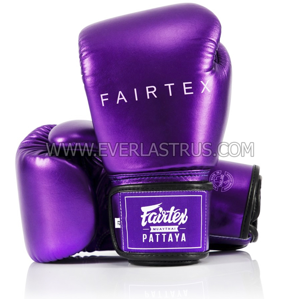 Фото 2: Перчатки боксерские Fairtex Metallic BGV22 кожа