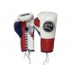 Фото 3: Боксерские перчатки для соревнований Kiboshu Prof Герб РФ 21-67 кожа