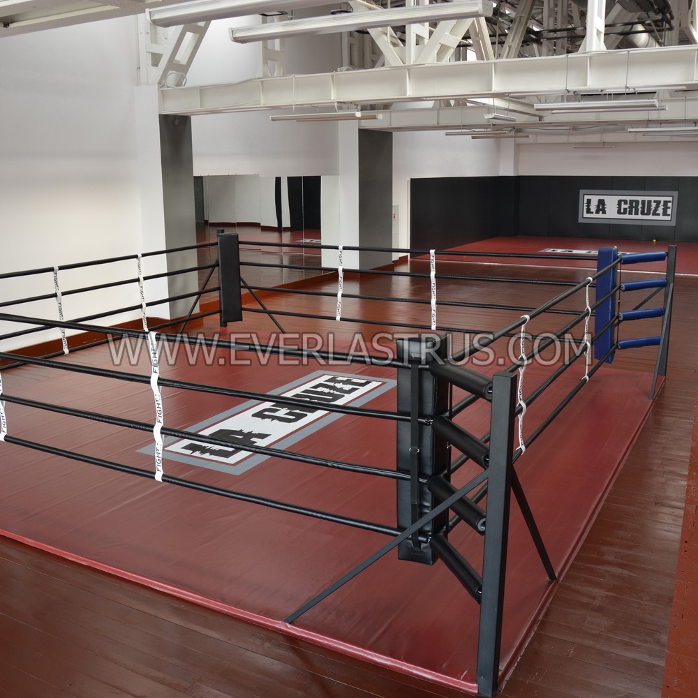 Фото 4: Боксерский ринг Fighttech с настилом Е7333 в силовой раме