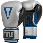 Перчатки боксерские Title Boxing Platinum Perilous Pro Style Hook and Loop Bag Gloves TBPPSBGE кожа