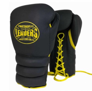 Фото: Перчатки боксерские Leaders leadSeries Custom laces LS4SL LC на шнуровке кожа