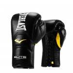 Перчатки боксерские Everlast Elite Pro Laced P00000679 на шнуровке кожа