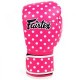 Фото 2: Перчатки боксерские Fairtex Polka Dot BGV-14 микрофибра для женщин