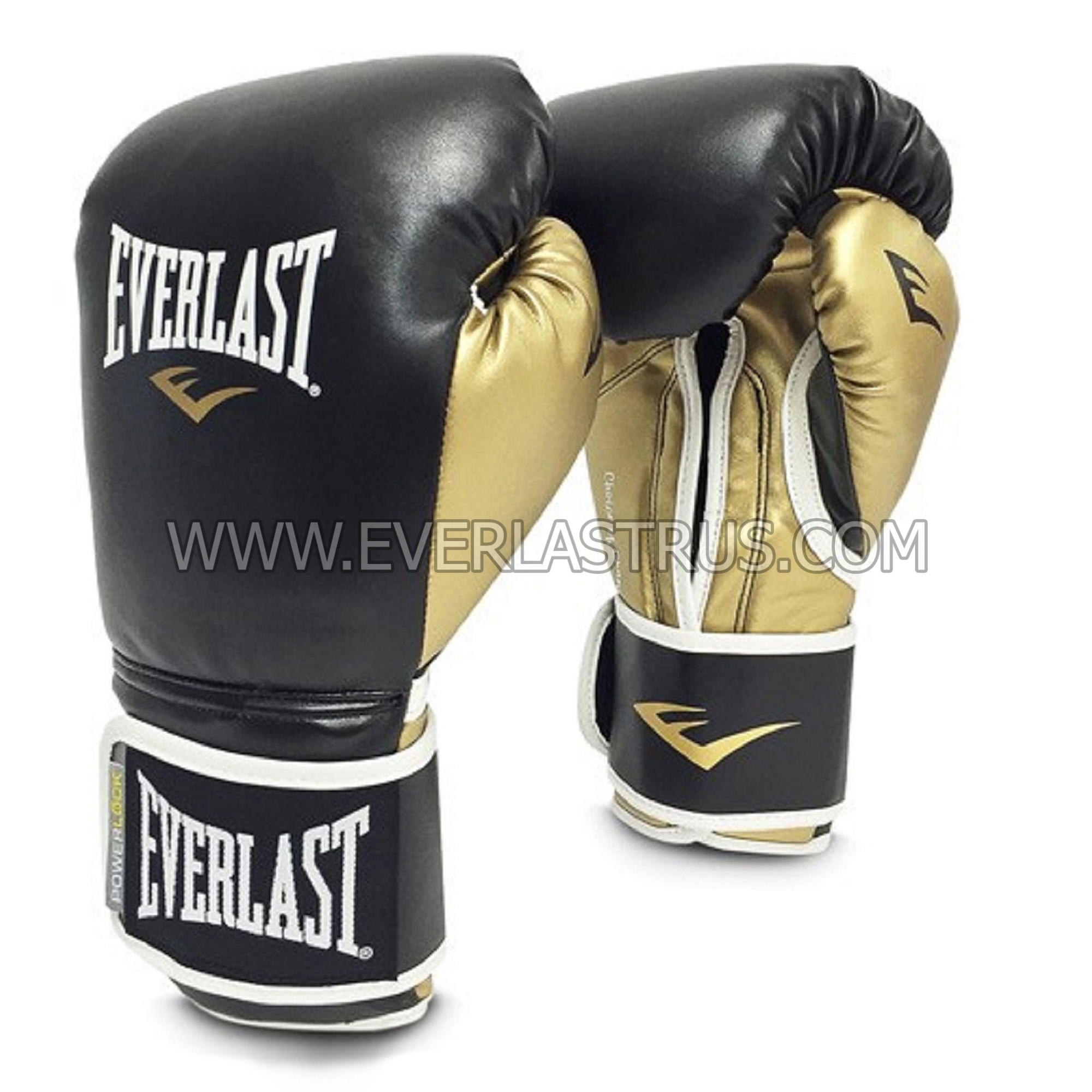 Фото 3: Перчатки боксерские Everlast Powerlock PU P00000722 кожзаменитель