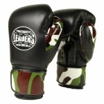 Перчатки боксерские Leaders Custom LS4SC BK/CAMO кожа