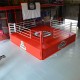 Фото 1: Боксерский ринг Fighttech на помосте Е10590 7 х 7 м, помост 1 м, внутри канатов 6,1 х 6,1.