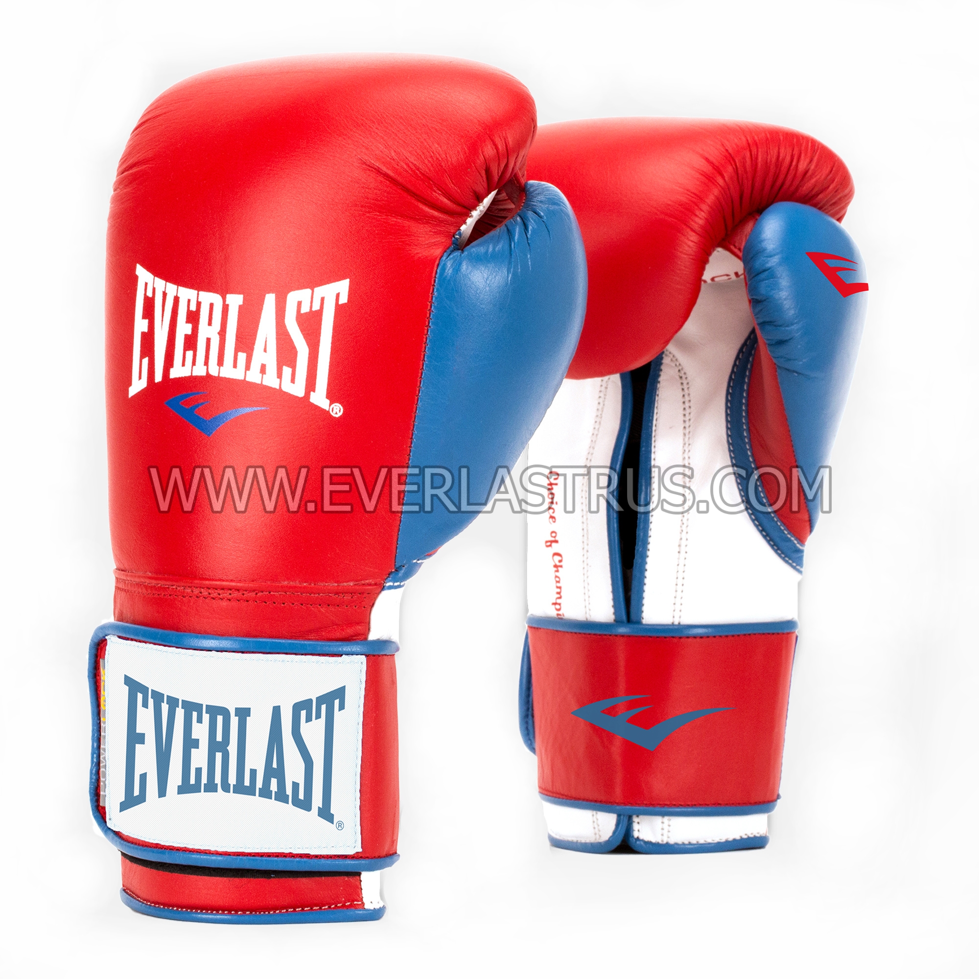 Фото 2: Перчатки боксерские Everlast Powerlock PU P00000722 кожзаменитель
