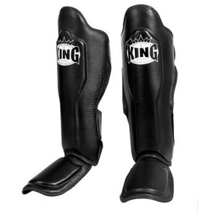 Фото: Защита голени и стопы King кожа KSGPL
