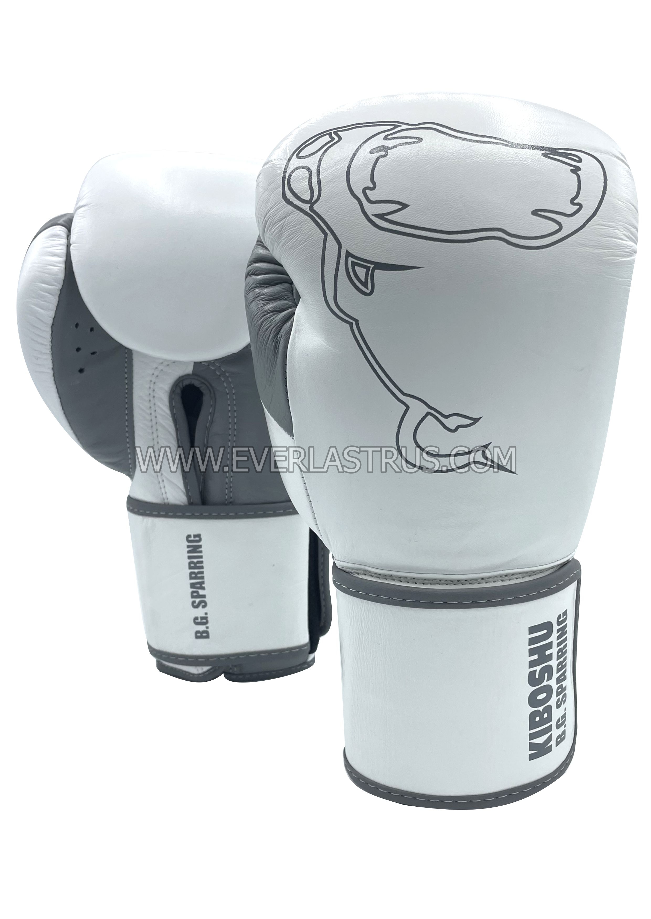 Фото 1: Перчатки боксерские Kiboshu B.G.Sparring 21-82 кожа